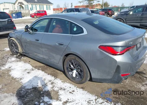 2025 BMW I4 Gran Coupe xDrive40 z USA, uszkodzony, nr VIN WBY43HD09SFU68261